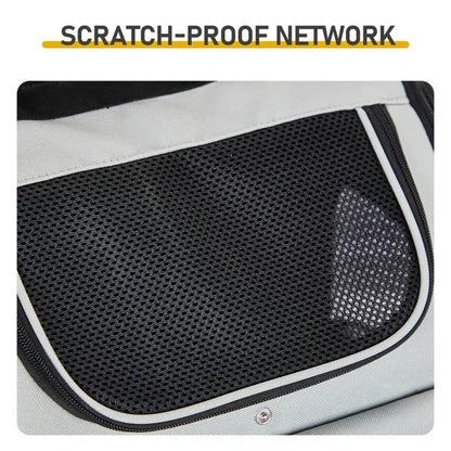 Pet Carrier Backpack, Expandable Cat Dog Carrier With Back Extension, Breathable Mesh Travel Backpack For Small Dogs Cats, Soft-Sided Pet Backpack Holds Up To 26 Lbs