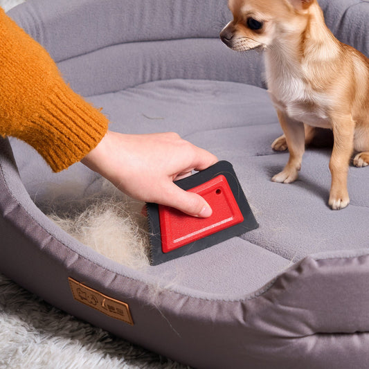 Mini Reusable Pet Hair Remover – Advanced Lint & Fur Removal Tool for Couch, Rugs & Car